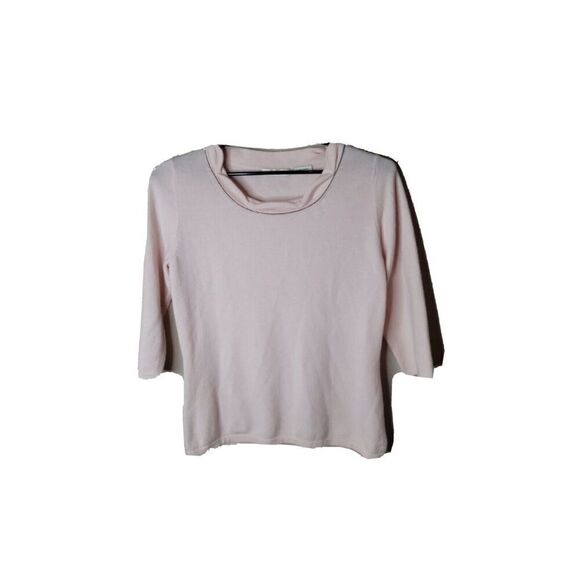 Neiman Marcus Cashmere Collection Women's Pink Beaded Sweater Size XL t8 - Picture 1 of 7